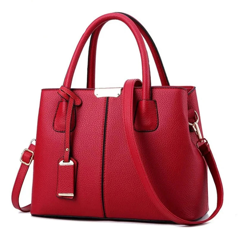 Women Leather Handbags New  Luxury Ladies Hand Bags Purse Fashion Shoulder Bags